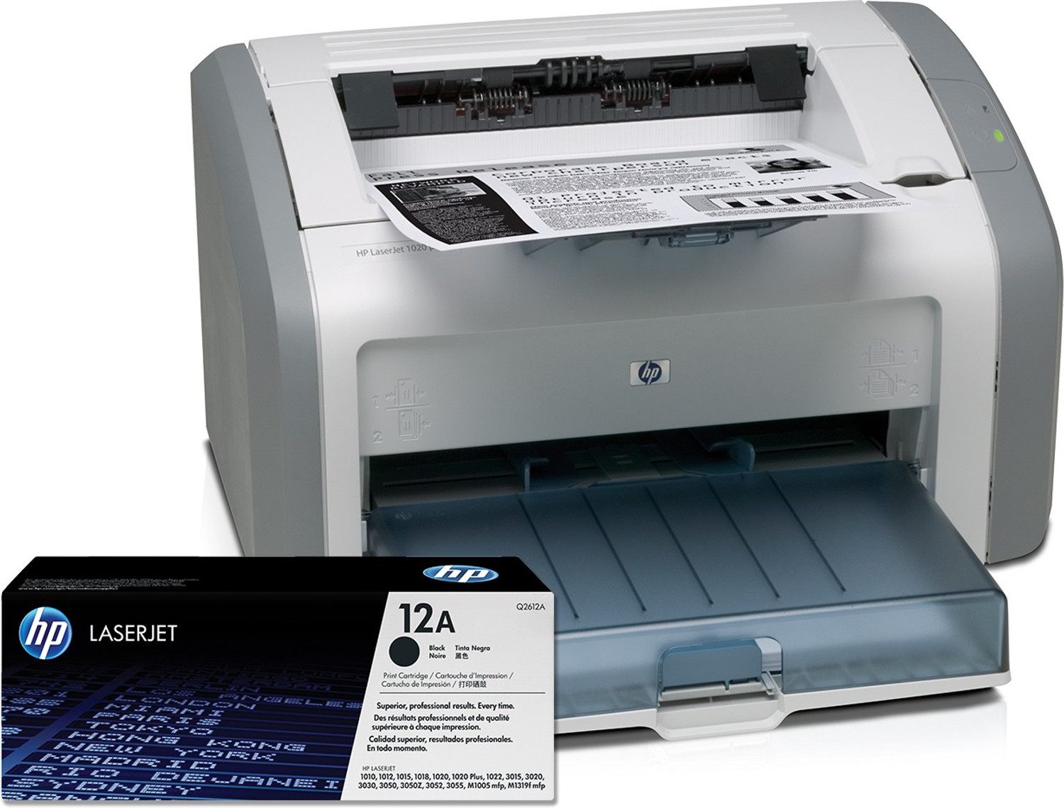 Image of HP LaserJet 1020 Plus Single Function Monochrome Laser Printer
