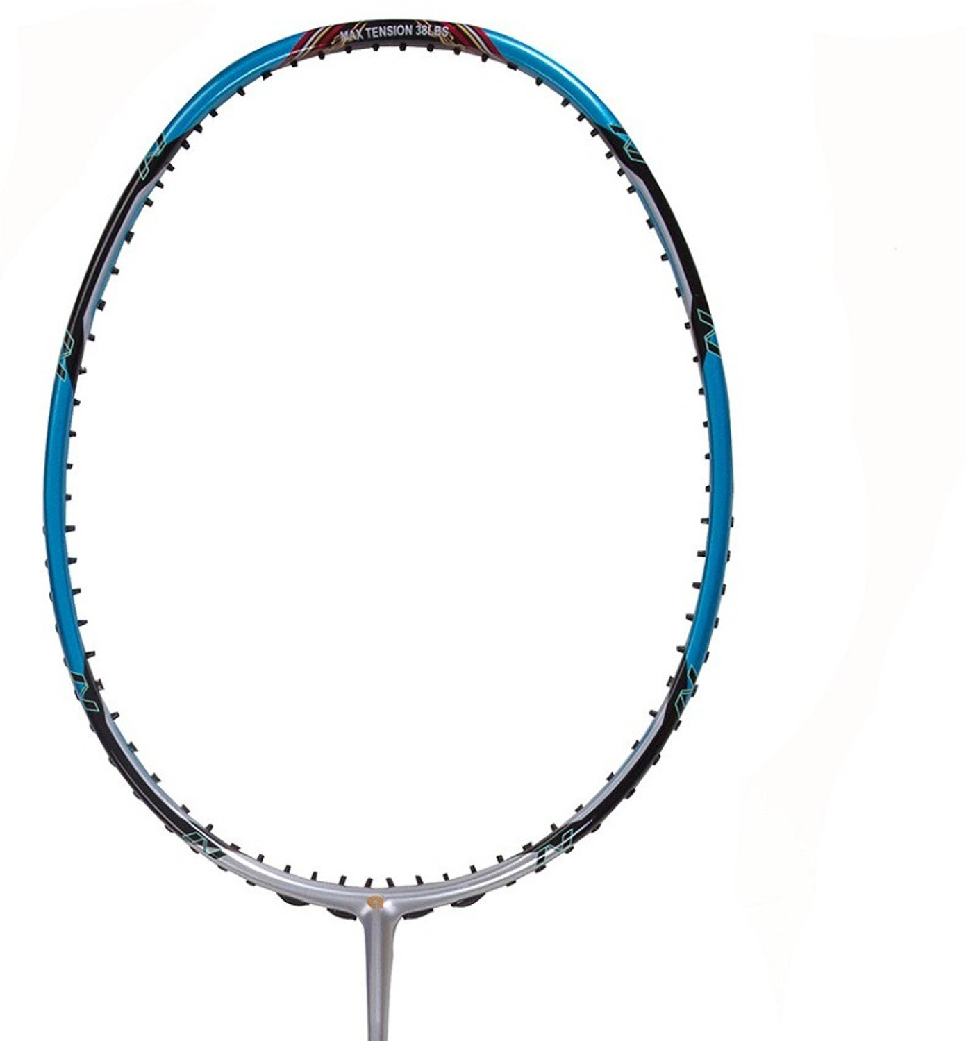 Image of apacs Fleet N Power 900 Silver, Blue Unstrung Badminton Racquet (Pack of: 1, 82 g)
