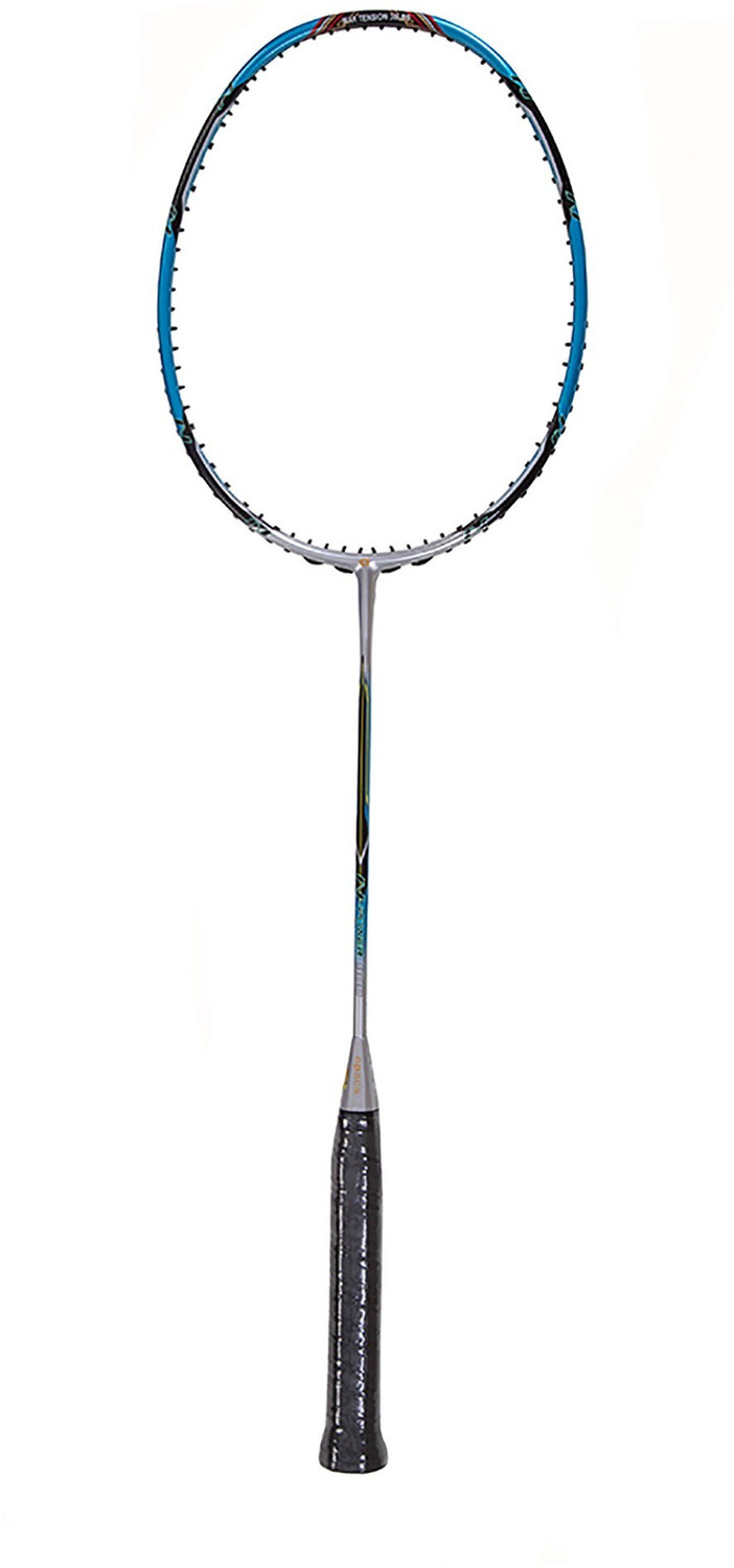 Image of apacs Fleet N Power 900 Silver, Blue Unstrung Badminton Racquet (Pack of: 1, 82 g)