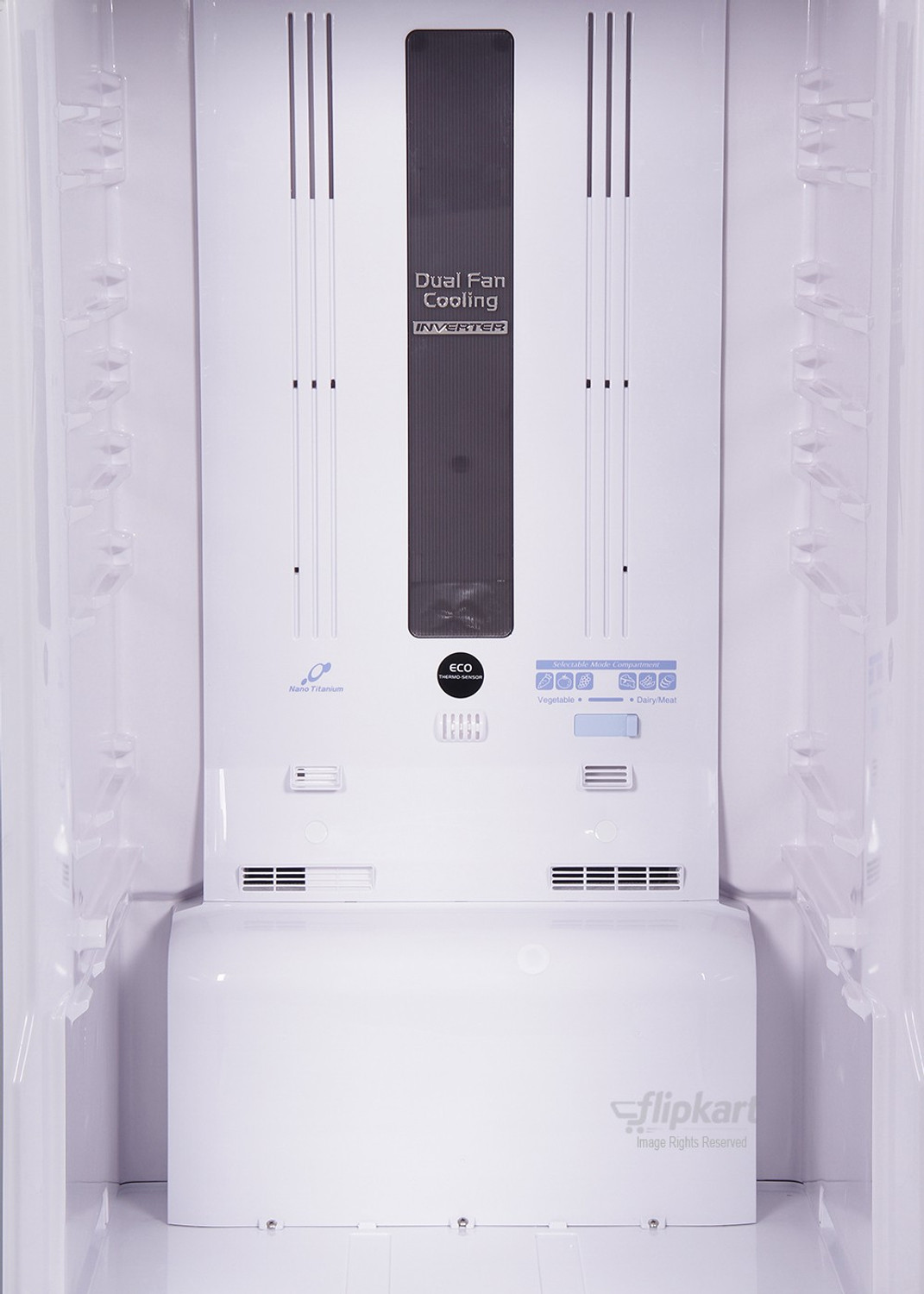 Image of Hitachi 456 L Frost Free French Door Bottom Mount Inverter Technology Star Refrigerator (Glass Black, R-WB480PND2 GBK)