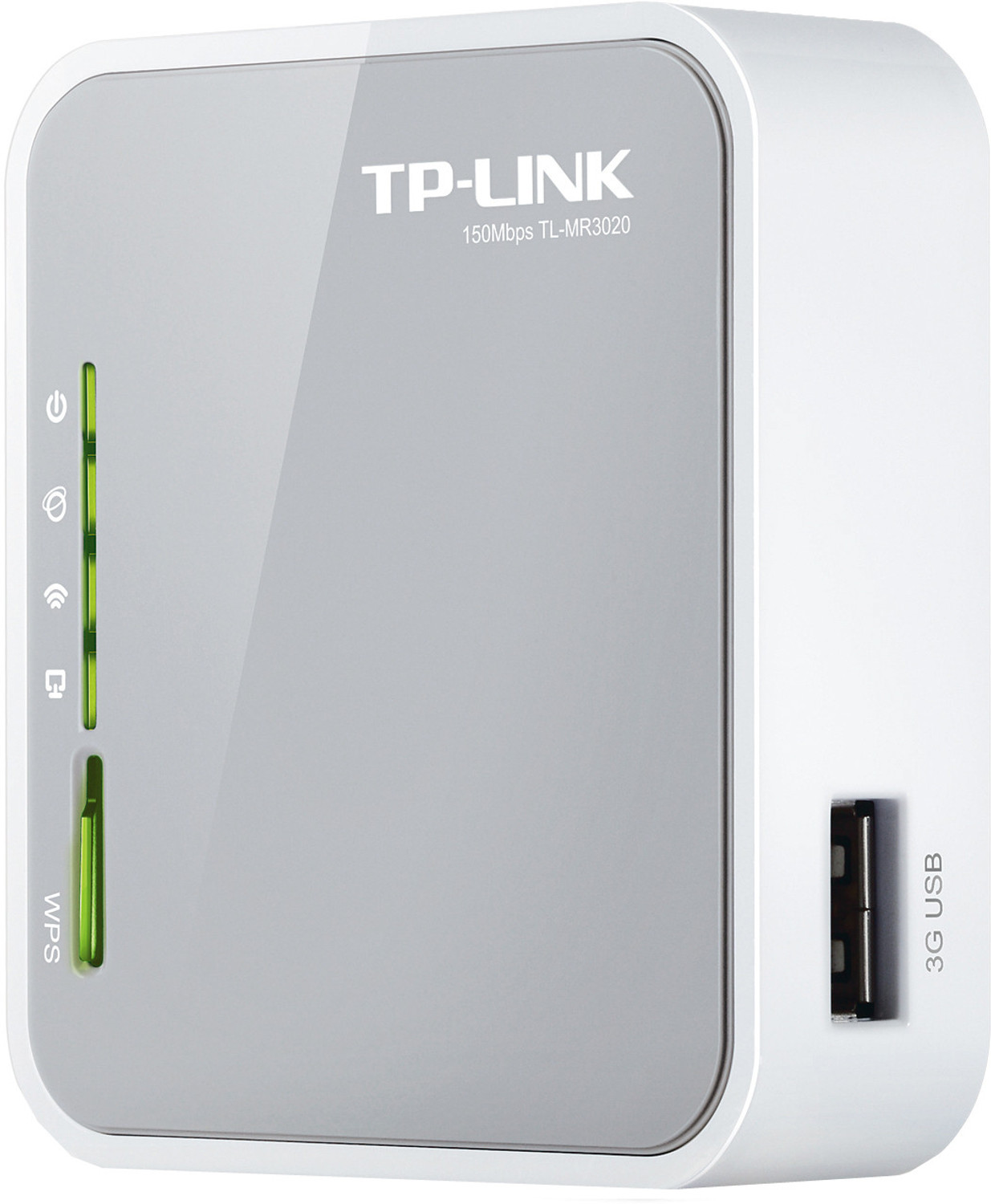 Image of TP-Link TL-MR3020 Router 2.4 GHz 300 Mbps Wifi Speed Single Band Internal Antenna Ethernet (Cable Broadband)