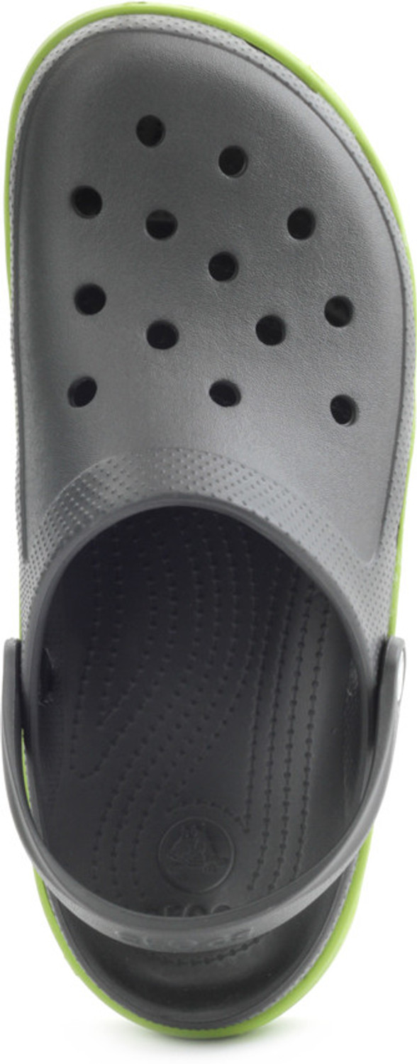 Image of CROCS Men Duet Sport Clog Clogs Sandal (Grey, Green , 5 UK /India)