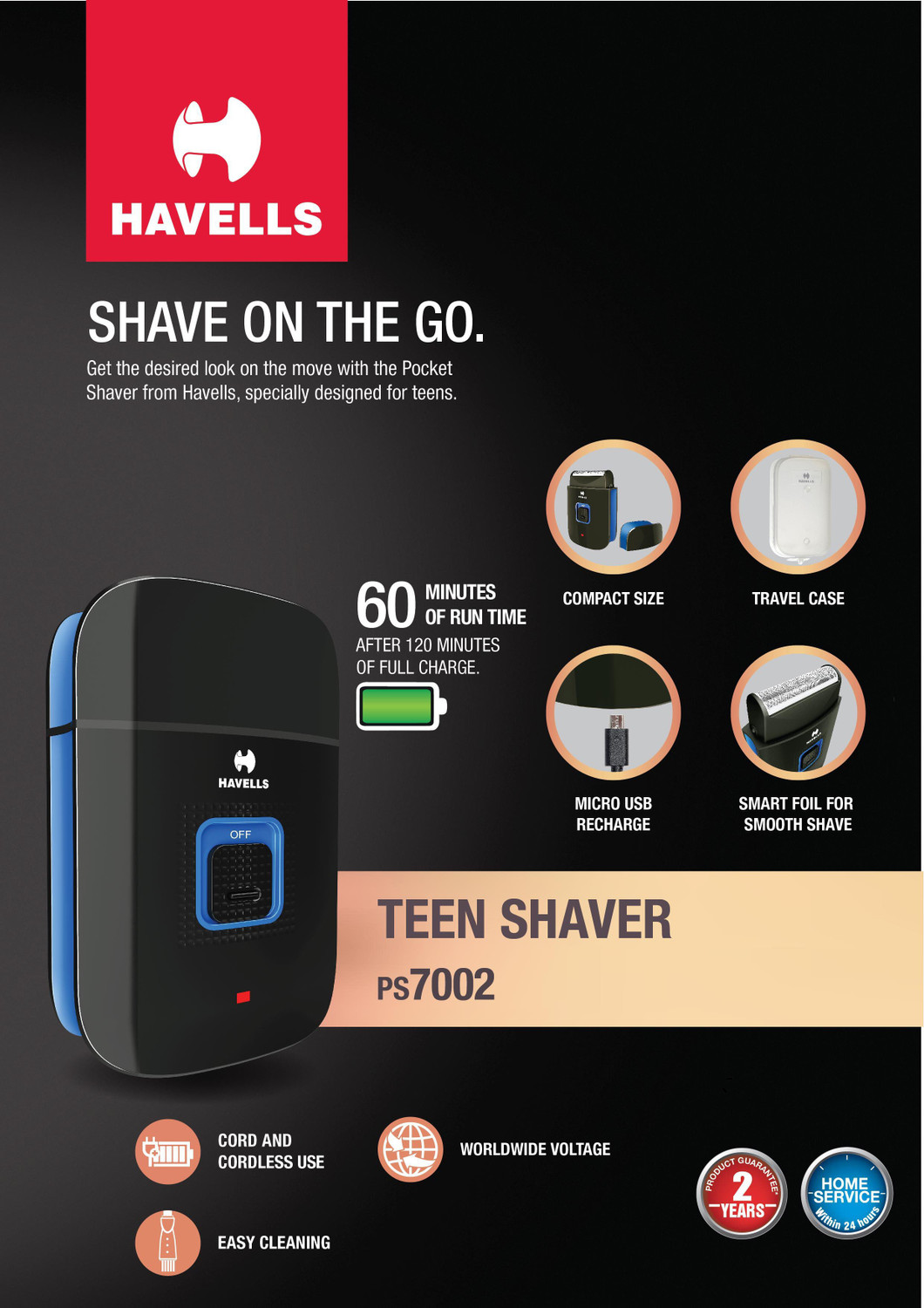Image of HAVELLS PS7002 Shaver For Men
