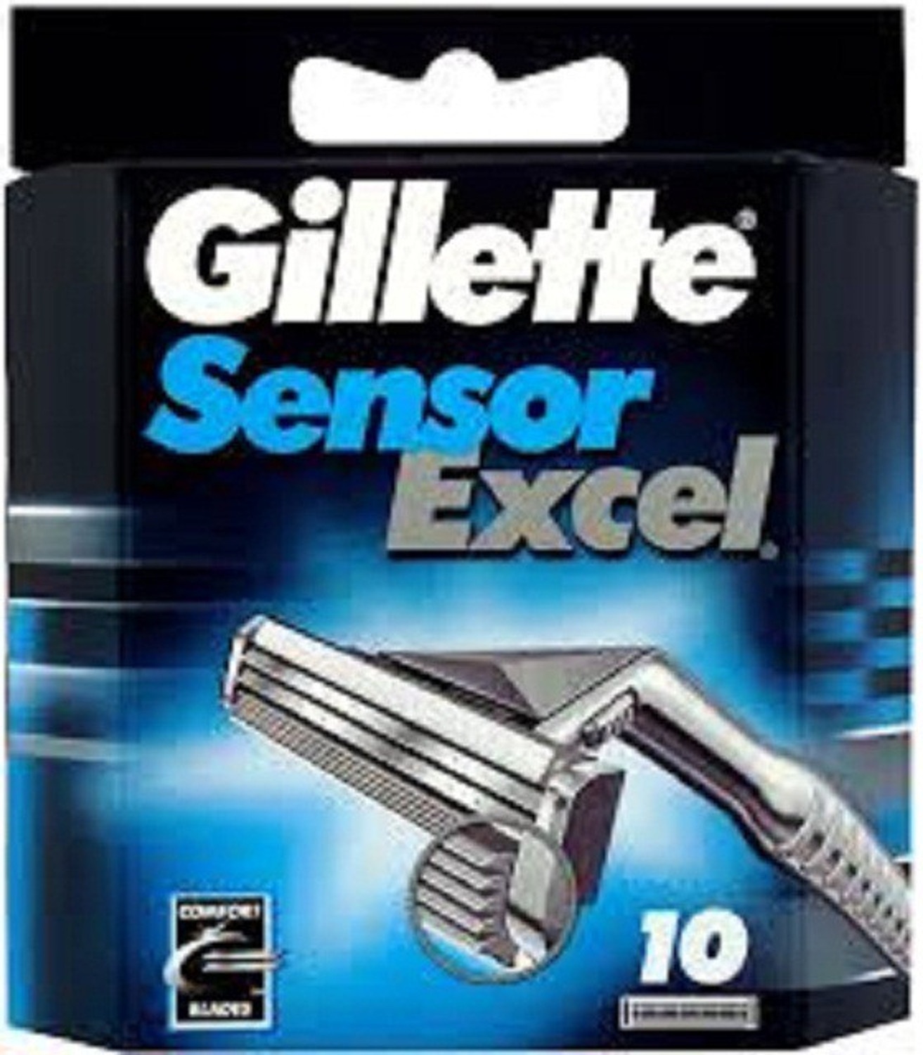 GILLETTE Sensor Excel Blade  (Pack of 10)