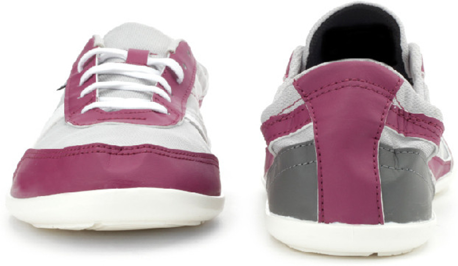 Image of NEWFEEL Many Walking Shoes For Women (White, Purple, 6.5 UK /India)