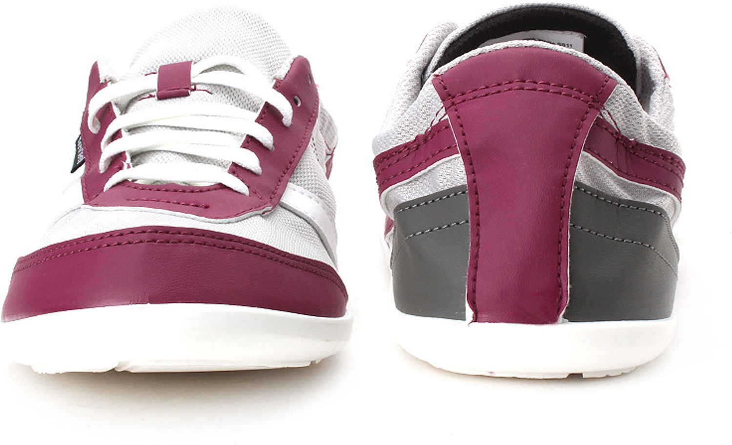 Image of NEWFEEL Many Walking Shoes For Women (White, Purple, 5.5 UK /India)