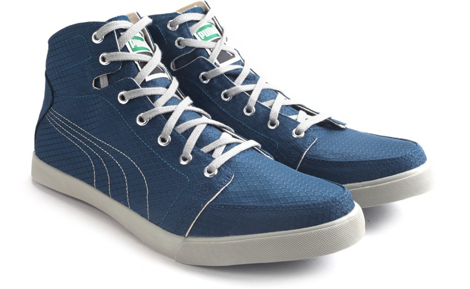 PUMA Drongos DP Mid Ankle Canvas Sneakers For Men Blue Price