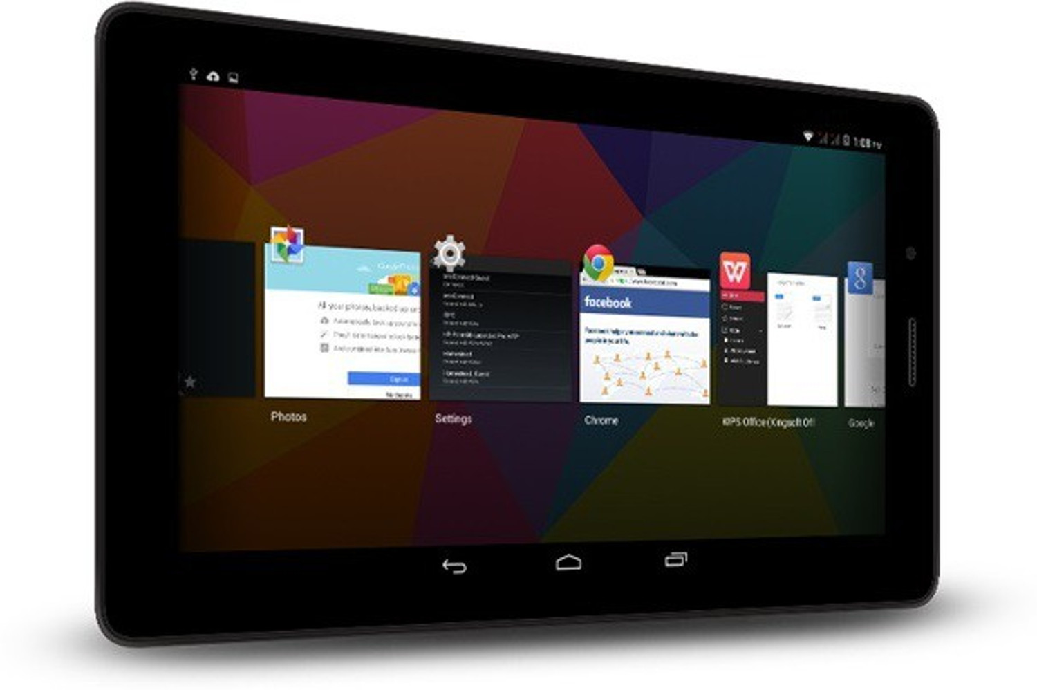 Image of Micromax Canvas Tab P70221 1 GB RAM 16 GB ROM 7 inch with 3G Dual Core Tablet (Black)