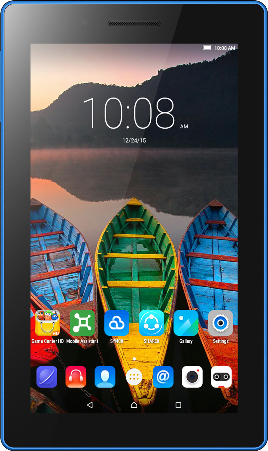 Image of Lenovo Tab3 7 Essential 1 GB RAM 8 GB ROM 7 inch with Wi-Fi Only MediaTek Quad Core Tablet (Black)