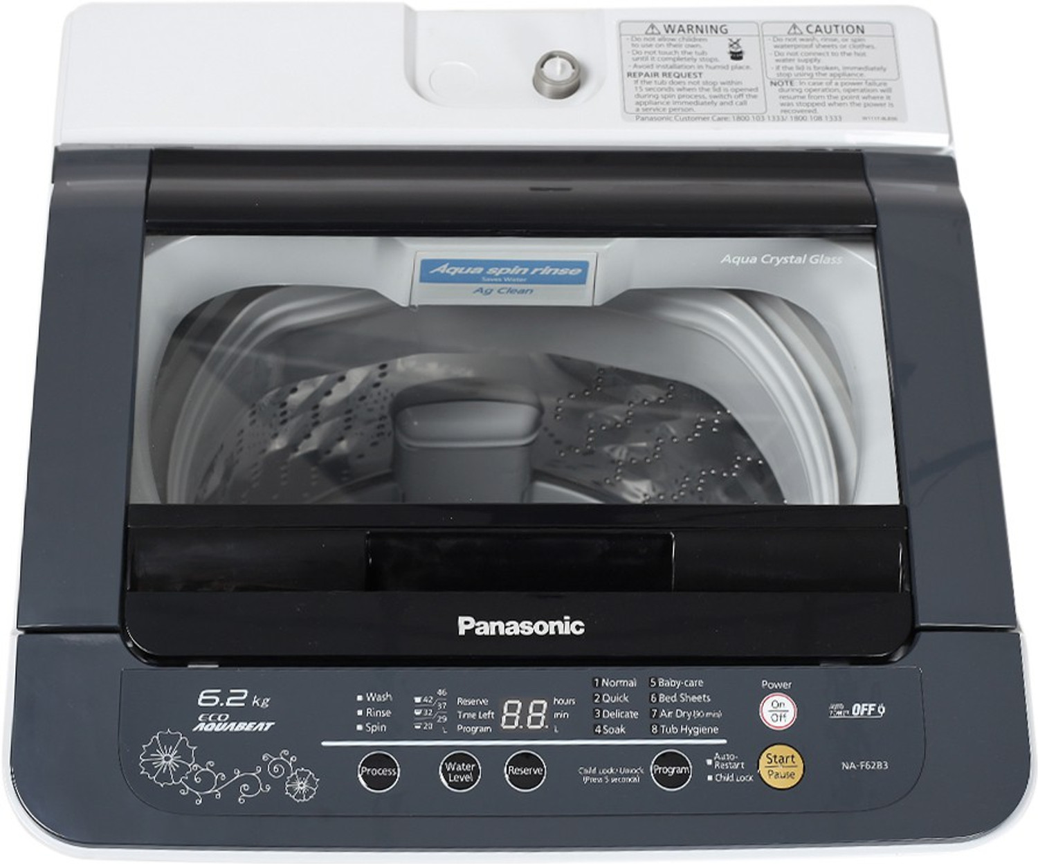 Image of Panasonic 6.2 kg Fully Automatic Top Load Washing Machine Grey