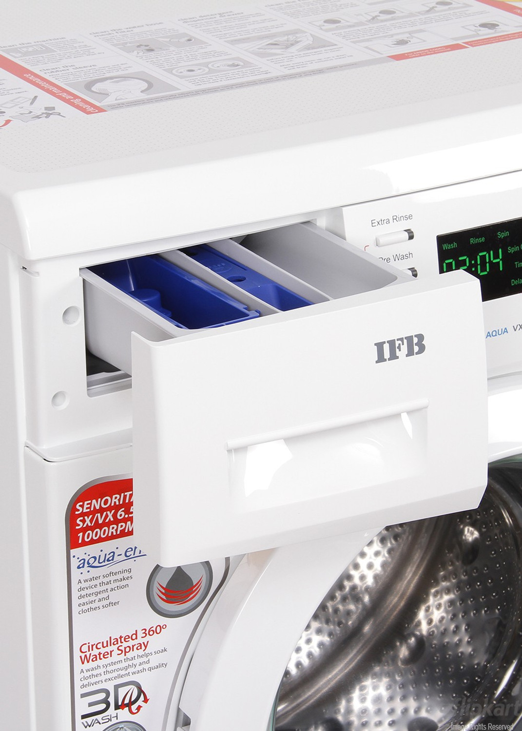 Image of IFB 6.5 kg Fully Automatic Front Load Washing Machine with In-built Heater White