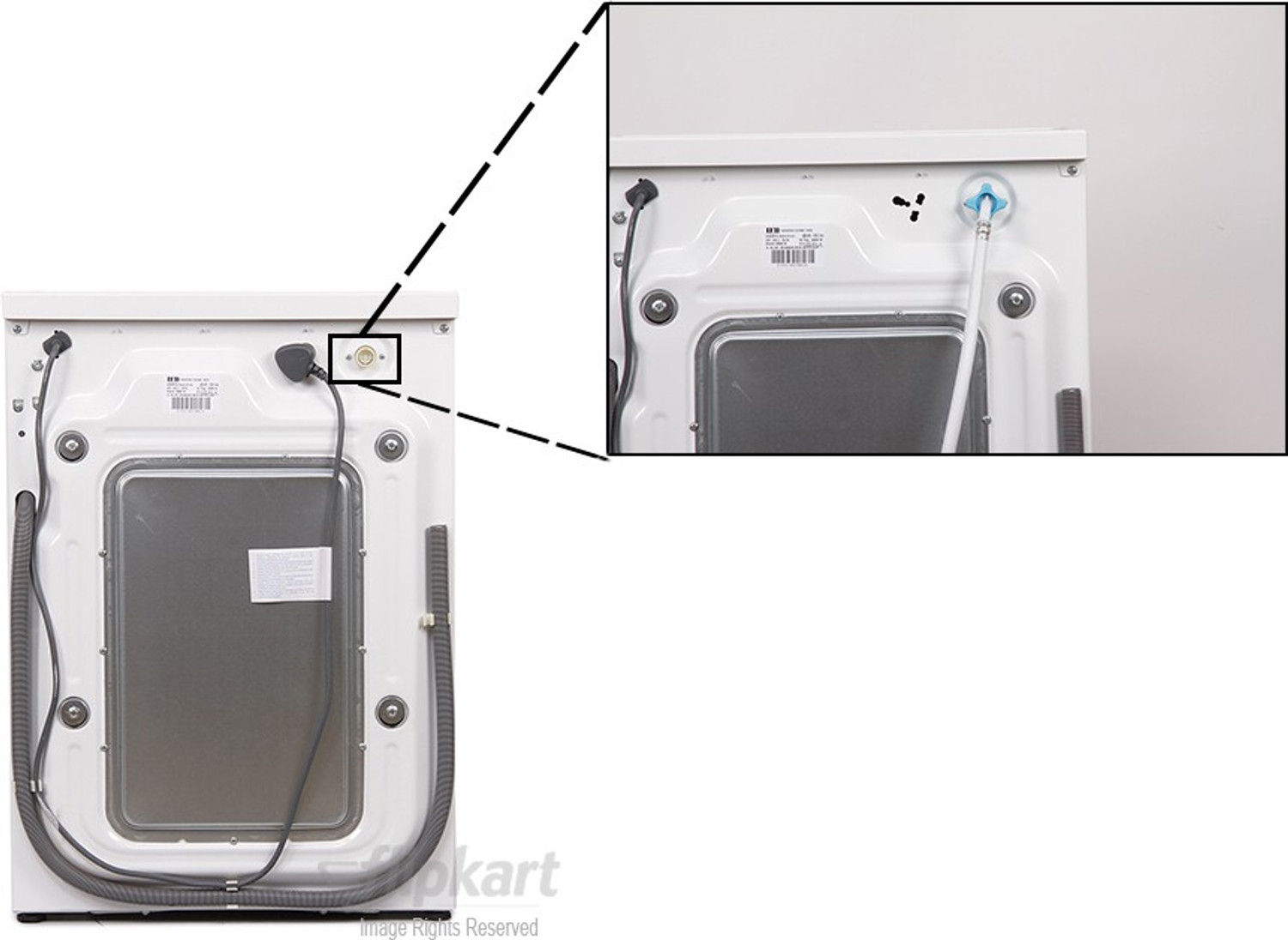 Image of IFB 6.5 kg Fully Automatic Front Load Washing Machine with In-built Heater White