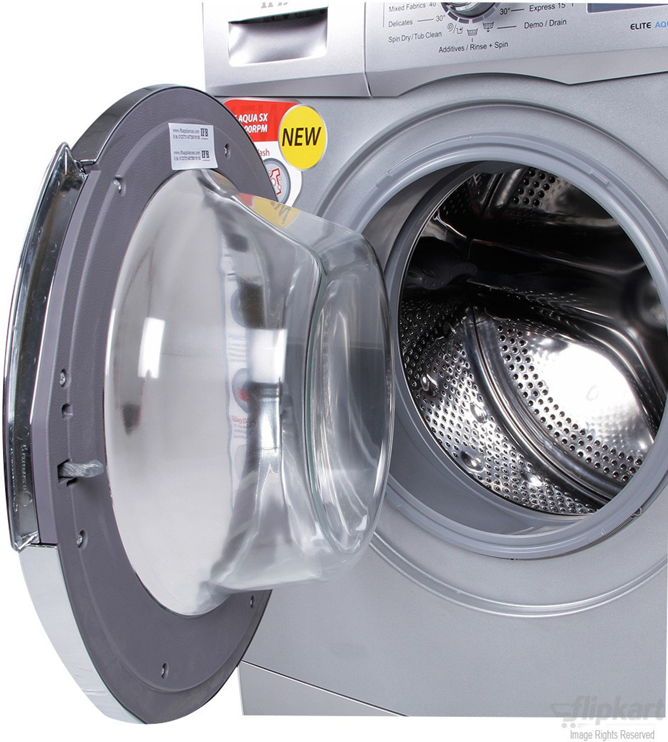 Image of IFB 7 kg Fully Automatic Front Load Washing Machine with In-built Heater Silver