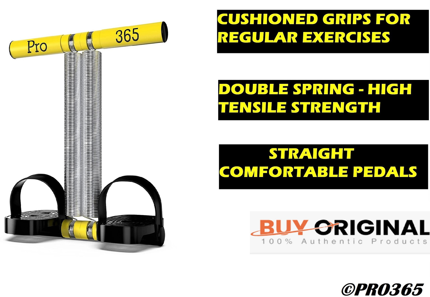 Image of PRO365 Double Spring Tummy Trimmer For Fat Burning & Weight loss Exercises Ab Exerciser