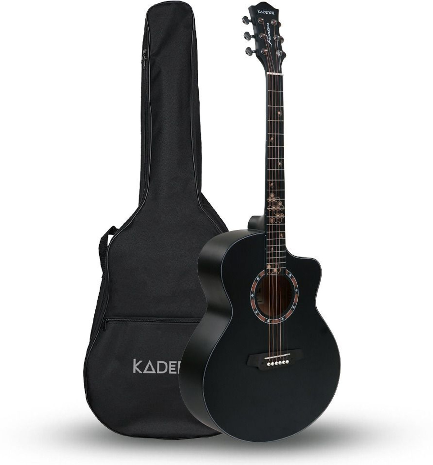 Kadence KFR77-BK Acoustic Guitar with Online Classes