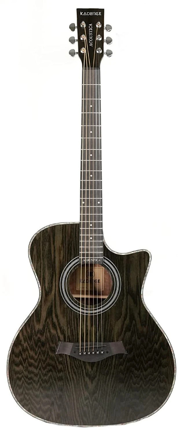 KADENCE Acoustica Series Black A06 Guitar with Bag(with Online Classes