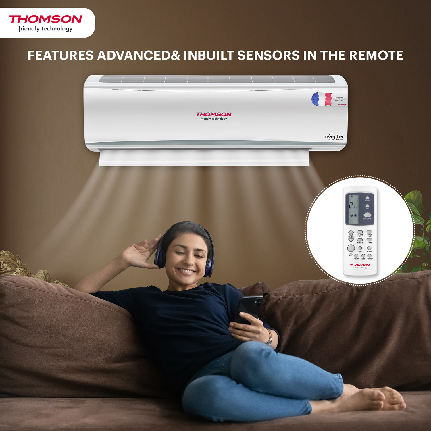 Image of Thomson 2023 Model 2 Ton 3 Star Split Inverter AC