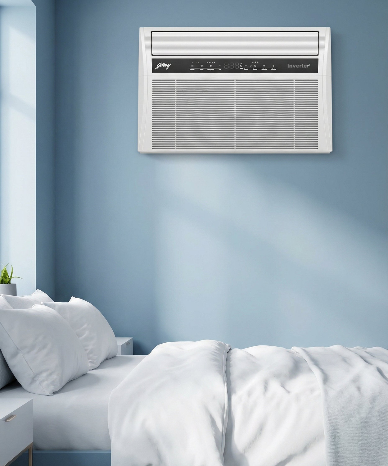 Image of Godrej 2018 Model 1.5 Ton 5 Star Window Fixed Speed AC (GWC 18DTC5-WSA, White)