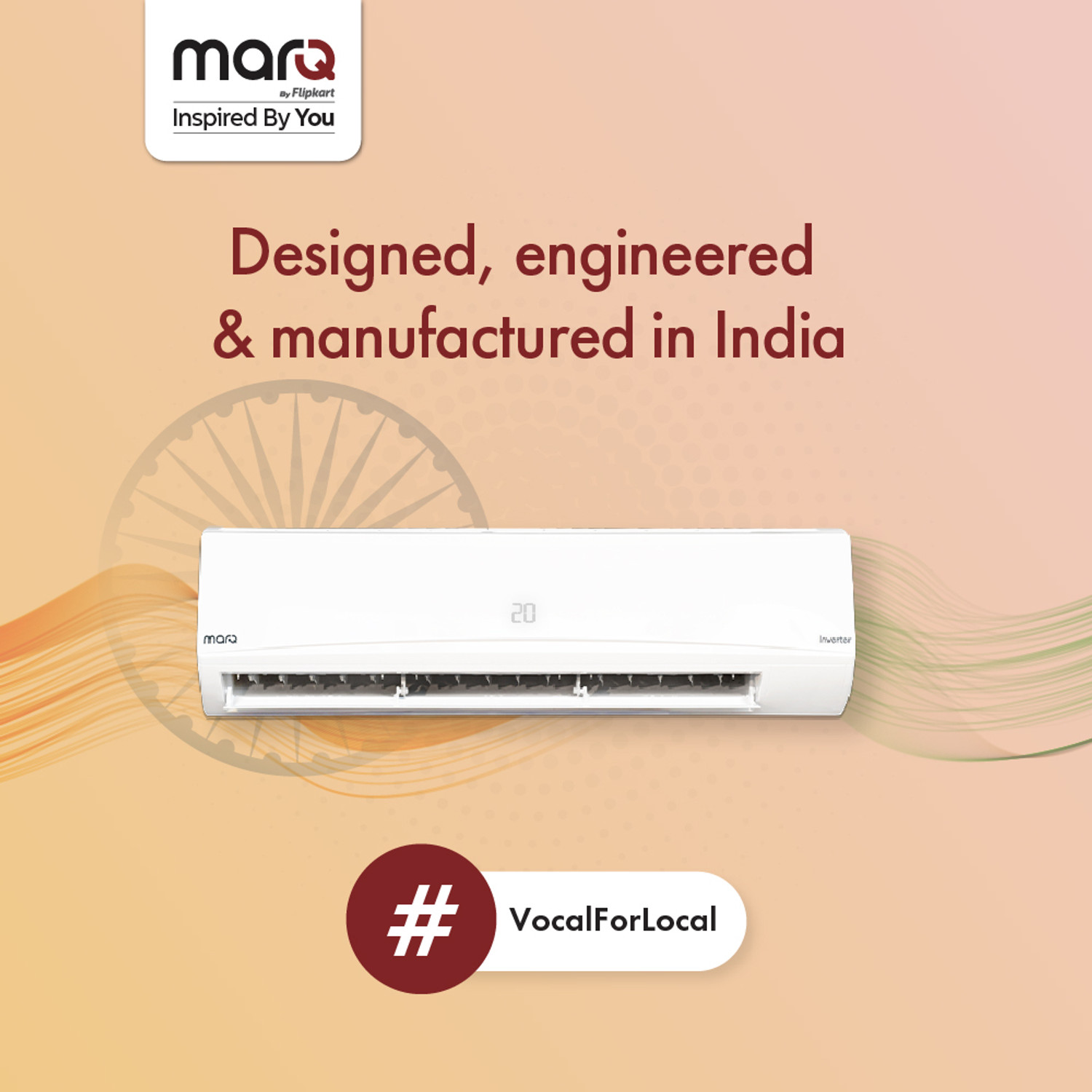 Image of MarQ by Flipkart 2023 Model 1.5 Ton 5 Star Split Inverter 4-in-1 Convertible with Turbo Cool Technology AC