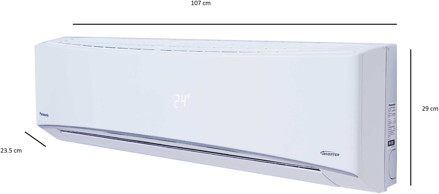 Image of Panasonic 2023 Model 1.5 Ton 5 Star Split Inverter AC (CS-TU18ZKY-1 /CU-TU18ZKY-1, White)