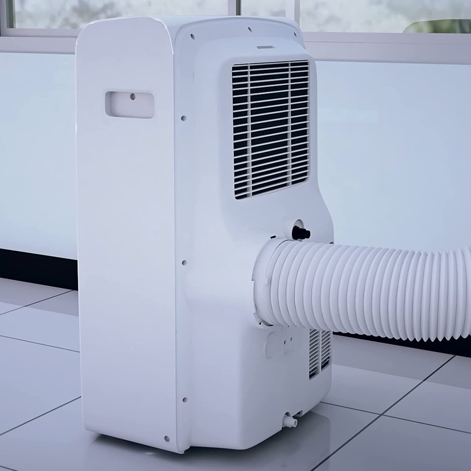 Image of Blue Star 2025 Model 1 Ton Portable Fixed Speed AC (PC12DB-WR, White)