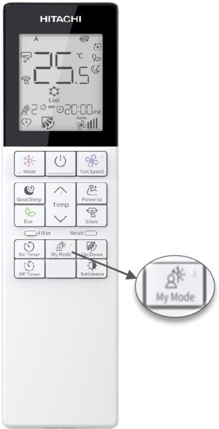 Image of Hitachi 2023 Model 1.8 Ton 2 Star Split Soft dry Silent Air Ambience Light R 32 AC