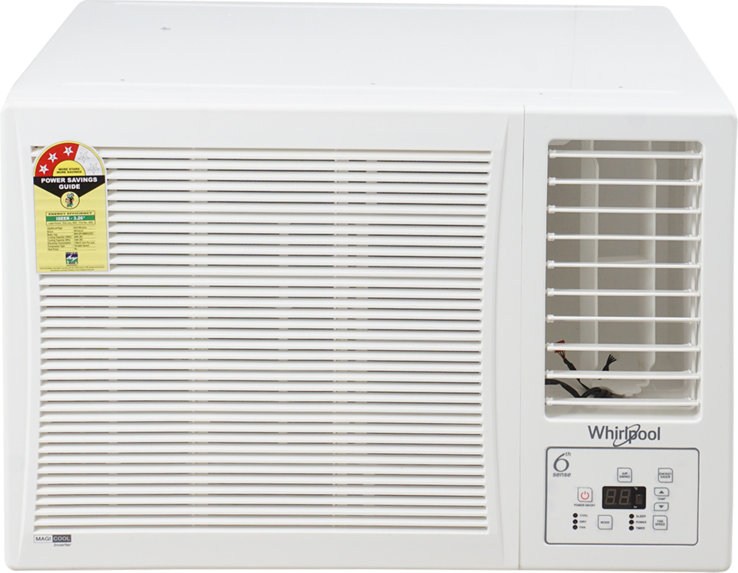 Image of CARRIER 2025 Model 1.5 Ton 3 Star Window Inverter AC (CIW18EC3R35F0, White)