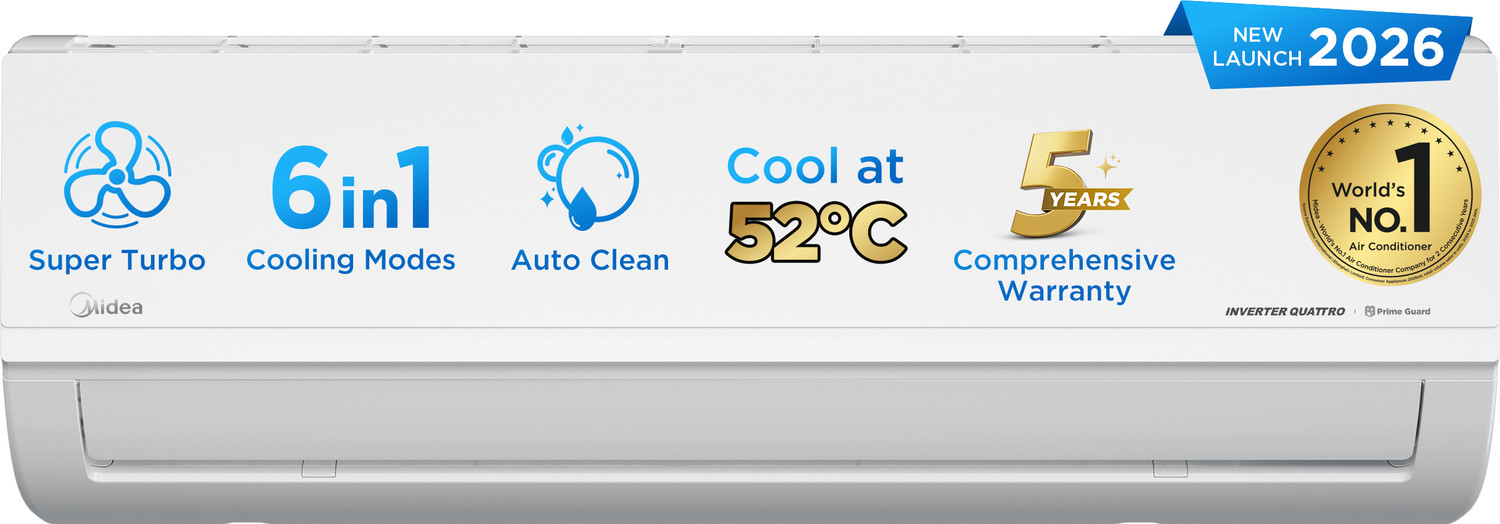 Image of CARRIER 2025 Model 1.5 Ton 3 Star Window Inverter AC (CIW18EC3R35F0, White)