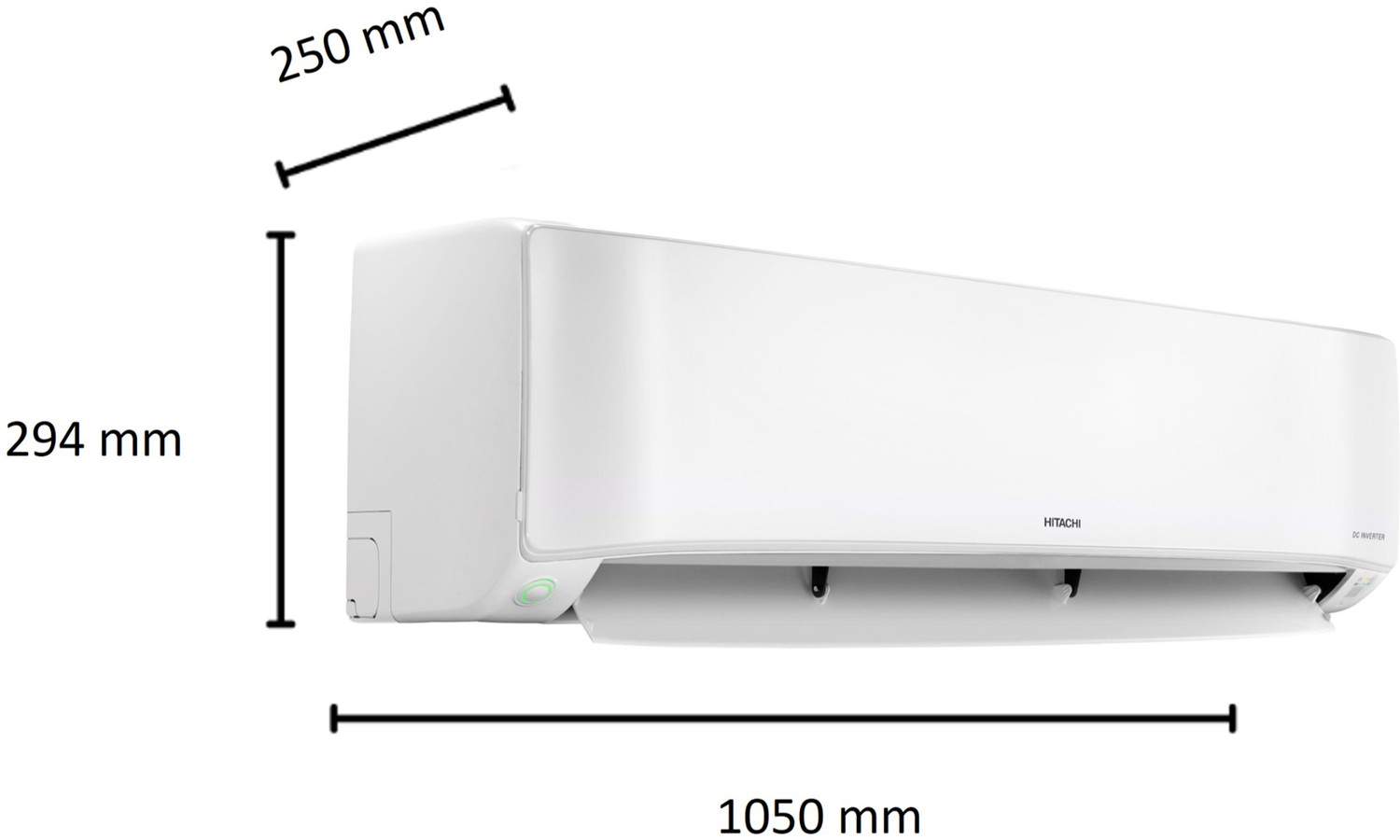 Image of Hitachi Ice Clean Frost Wash Technology 2023 Model 2 Ton 3 Star Split Inverter Xpandable plus Ambience Light R 32 AC - White (RAS.G324PCAIBFE (RAK.G324PCAIBFE / RAC.324WCAIE), Copper Condenser)
