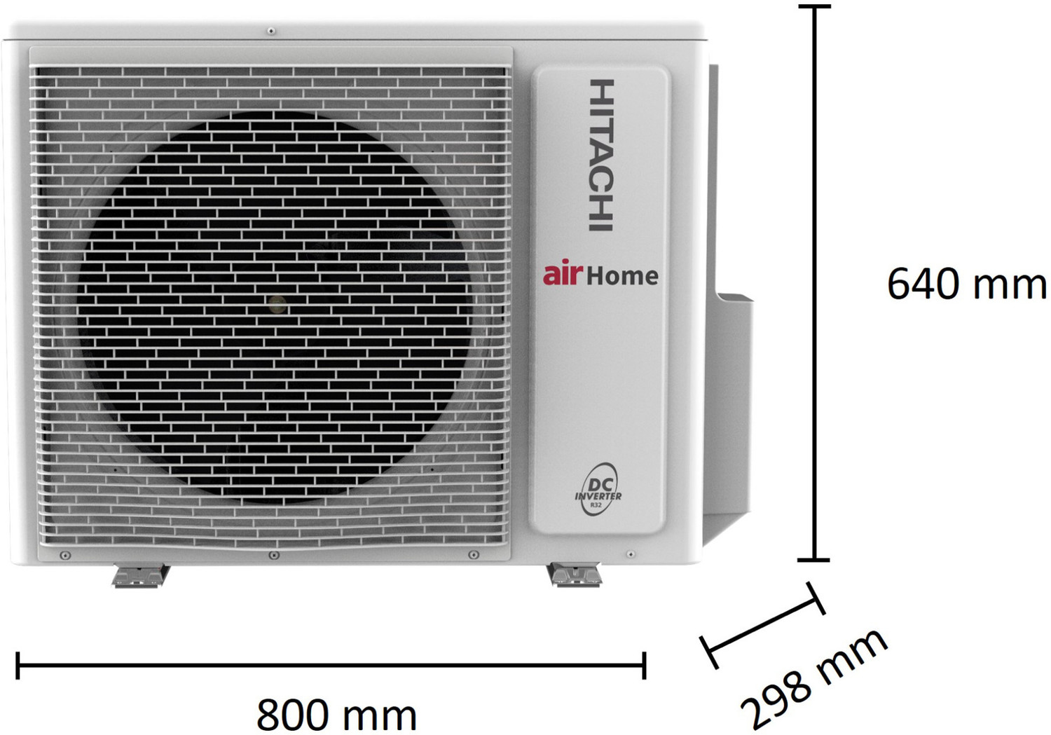 Image of Hitachi Ice Clean Frost Wash Technology 2023 Model 2 Ton 3 Star Split Inverter Xpandable plus Ambience Light R 32 AC - White (RAS.G324PCAIBFE (RAK.G324PCAIBFE / RAC.324WCAIE), Copper Condenser)
