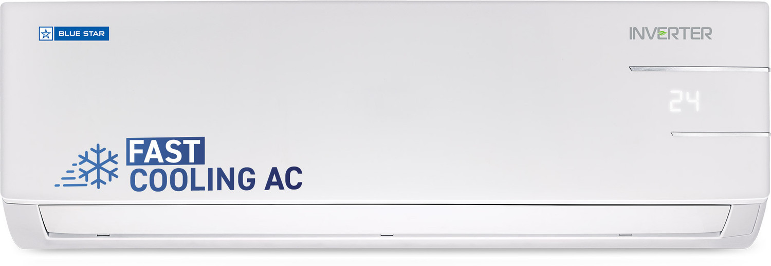 Image of Blue Star 2025 Model 1 Ton 5 Star Split Inverter AC (ID512QNUR-M, Maroon)