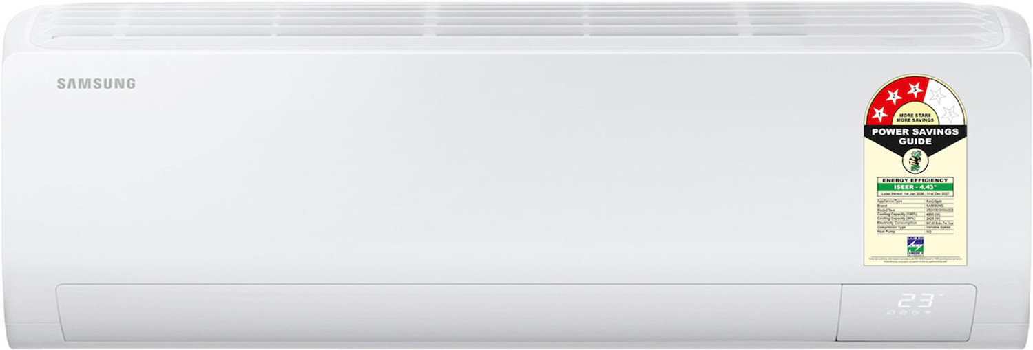 Image of Samsung 2026 Model 1.5 Ton 3 Star Split Inverter with Wi-fi AC (AR-50H18D13H, White)