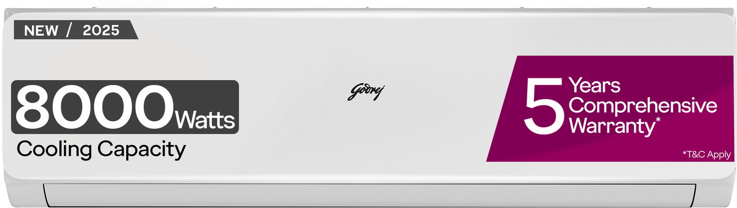 Image of Godrej 2018 Model 1.5 Ton 5 Star Window Fixed Speed AC (GWC 18DTC5-WSA, White)