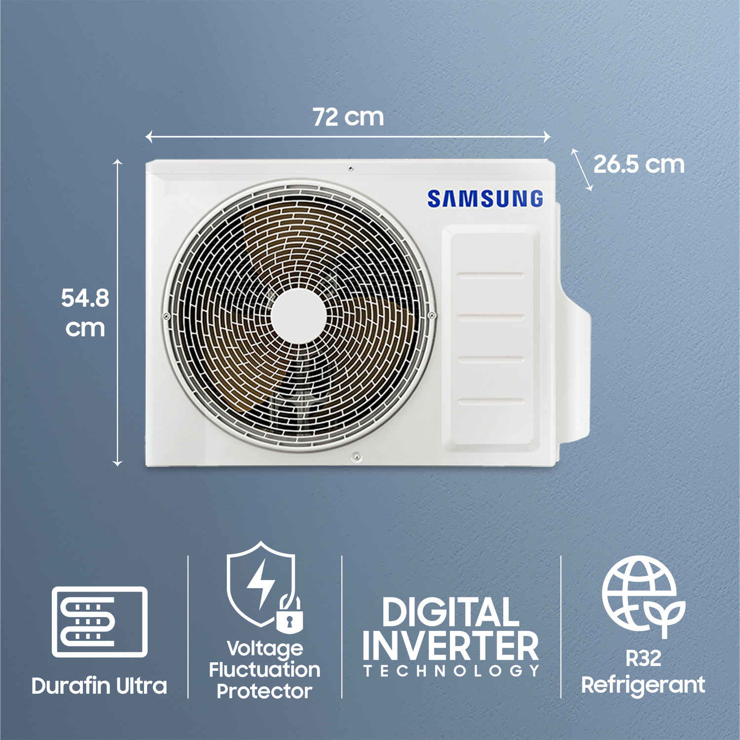 Image of Samsung 2023 Model 1.5 Ton 3 Star Split Inverter with Wi-fi AC
