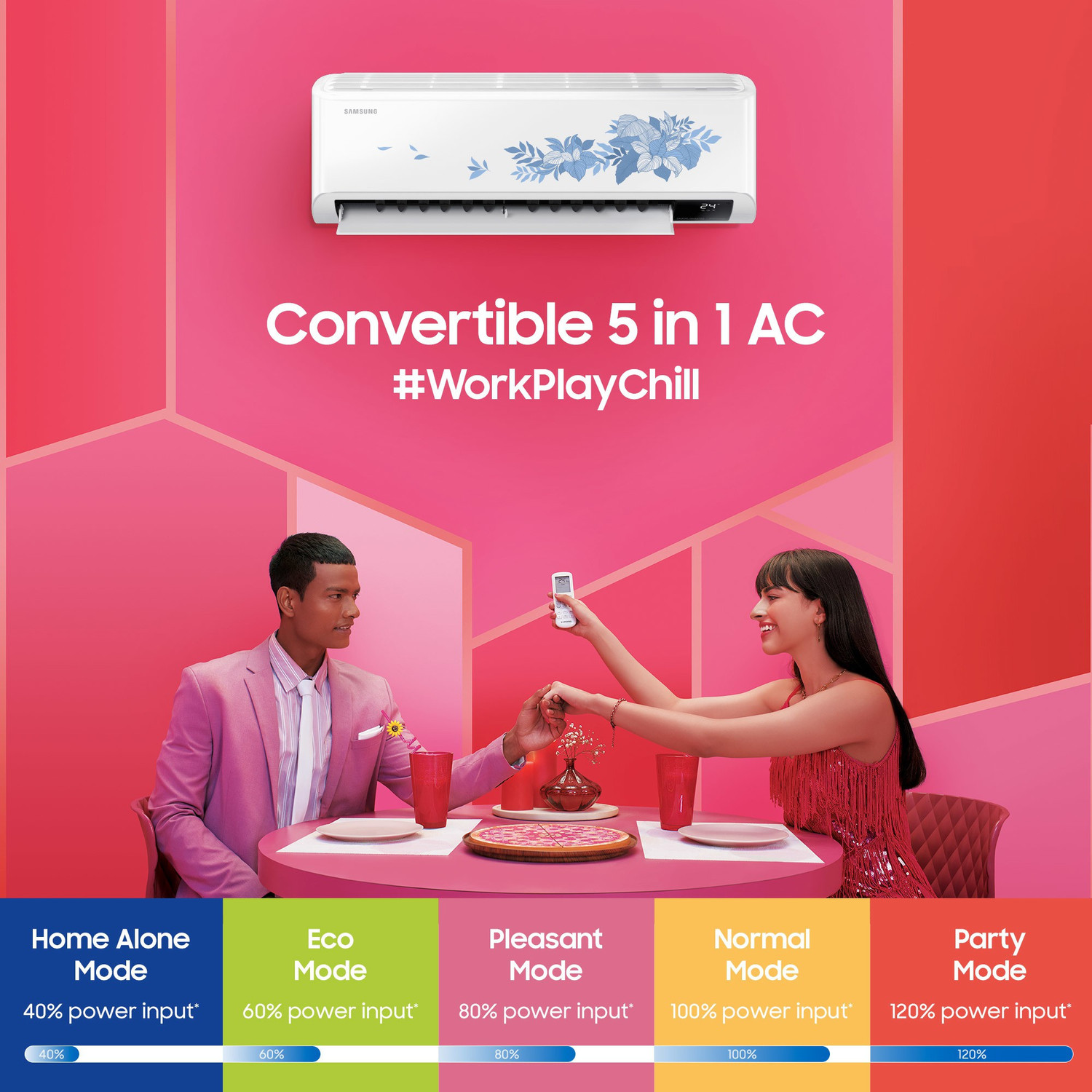Image of Samsung 2022 Model 1.5 Ton 5 Star Split Inverter with Wi-fi AC