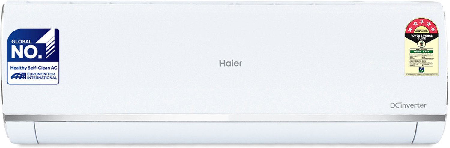 Image of Haier 2023 Model 1.5 Ton 5 Star Split Inverter Intelli Convertible 7-in-1, Cooling at Extreme Temperature AC