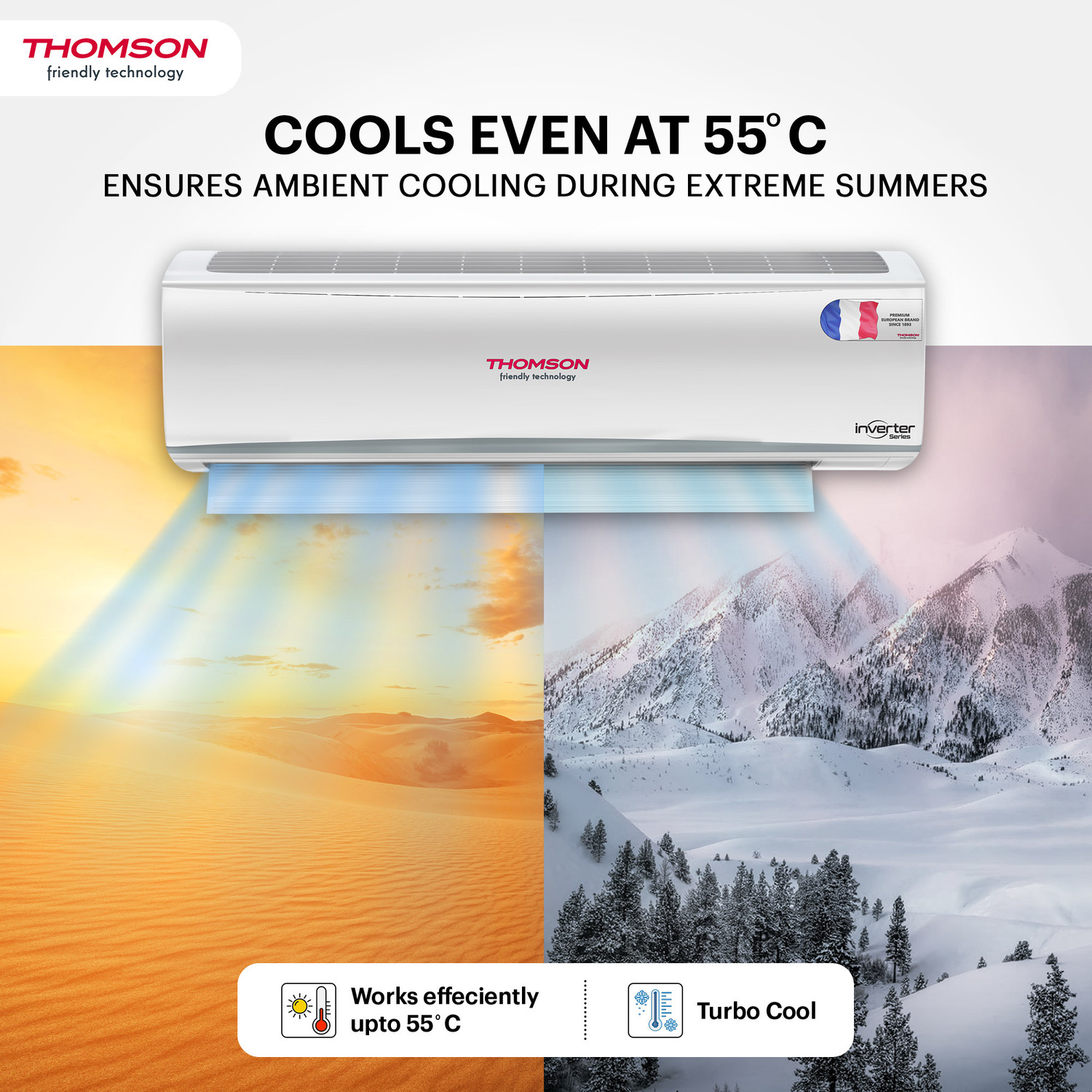Image of Thomson 2023 Model 2 Ton 3 Star Split Inverter AC