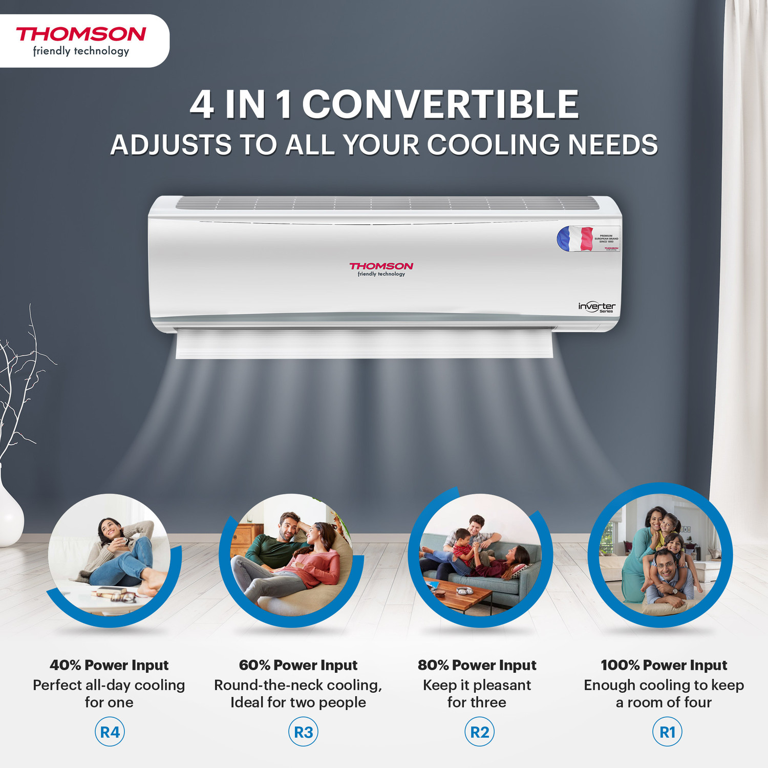 Image of Thomson 2023 Model 2 Ton 3 Star Split Inverter AC