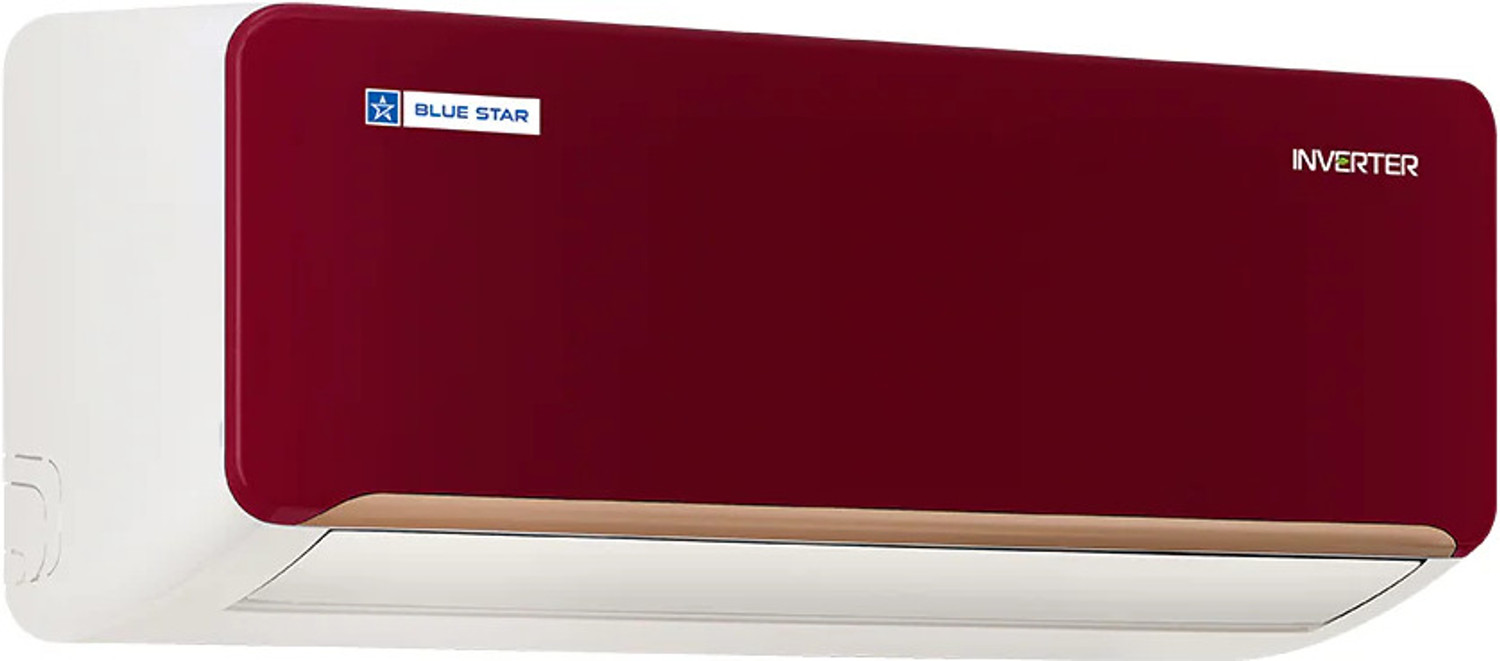 Image of Blue Star 2025 Model 1 Ton 5 Star Split Inverter AC (ID512QNUR-M, Maroon)