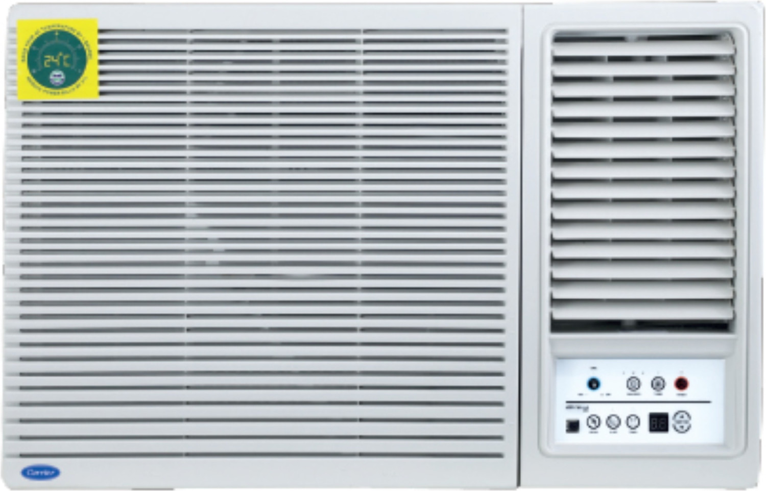 Image of CARRIER 2025 Model 1.5 Ton 3 Star Window Inverter AC (CIW18EC3R35F0, White)