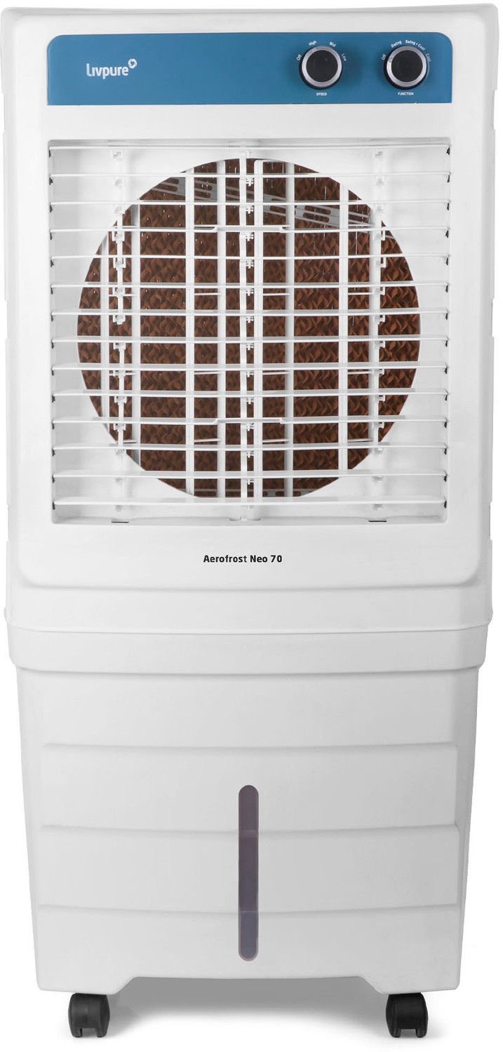 Image of Frostline 70 L Desert Air Cooler (White, Desert Air Cooler for Larger Room Big Ice Chamber High-Speed Cooling | AirC 25)