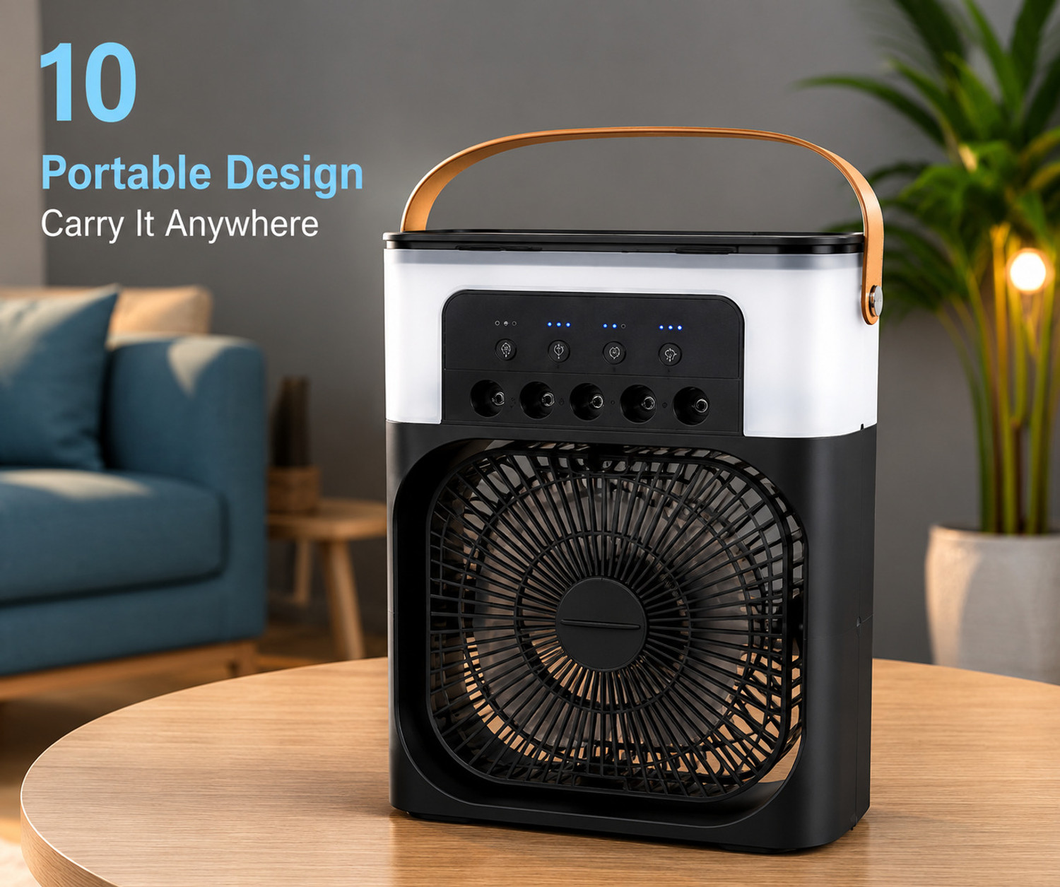 Image of ISC 4 L Room /Personal Air Cooler (White, mini cooler with remote)