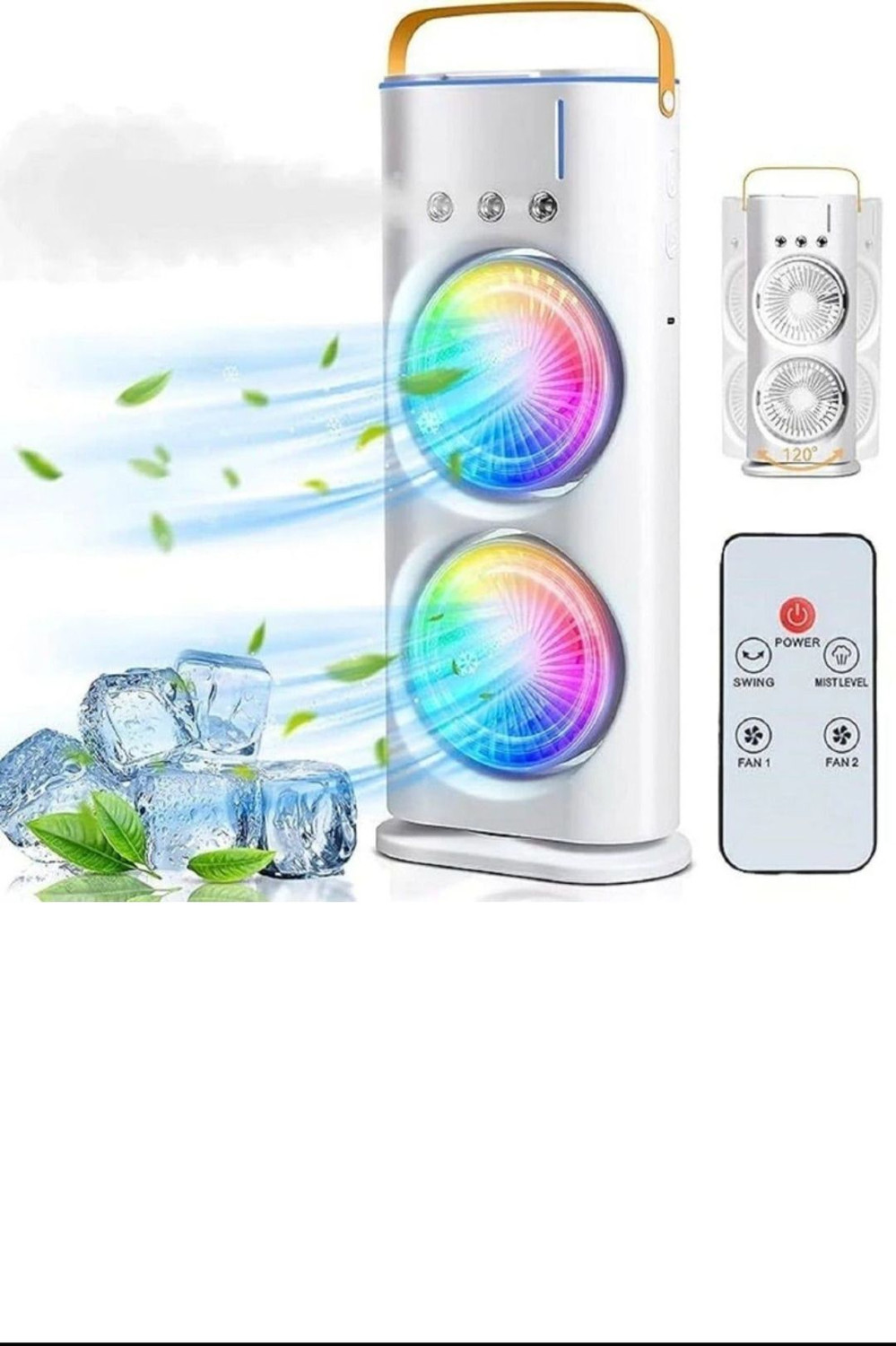 Image of ISC 4 L Room /Personal Air Cooler (White, mini cooler with remote)