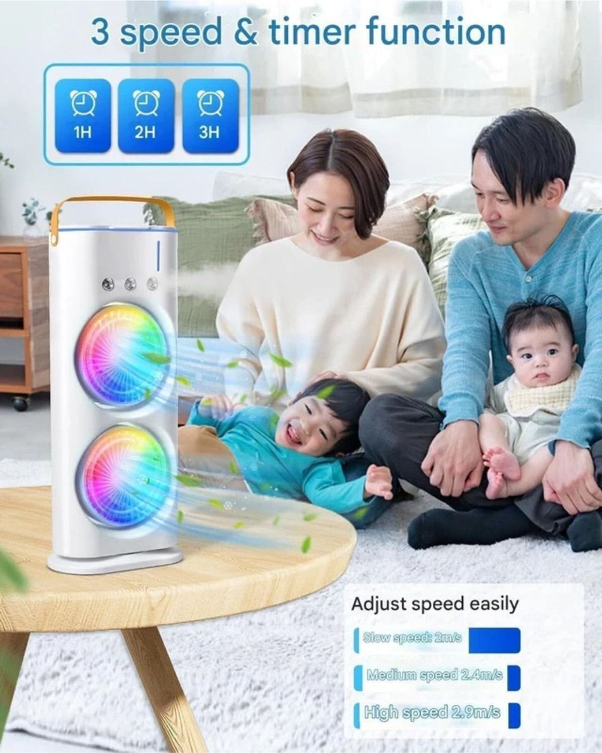Image of ISC 4 L Room /Personal Air Cooler (White, mini cooler with remote)