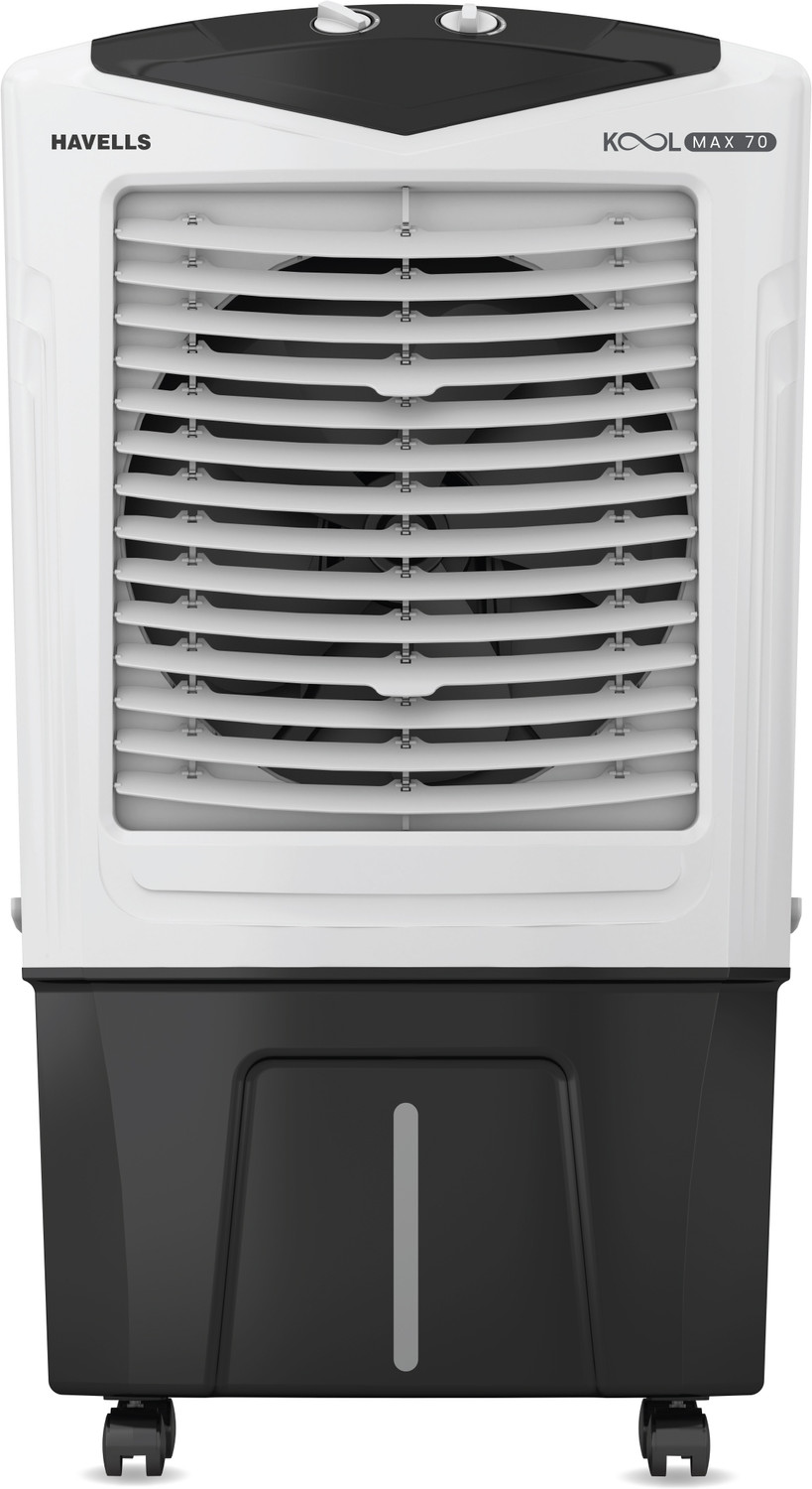 Image of Frostline 70 L Desert Air Cooler (White, Desert Air Cooler for Larger Room Big Ice Chamber High-Speed Cooling | AirC 13)