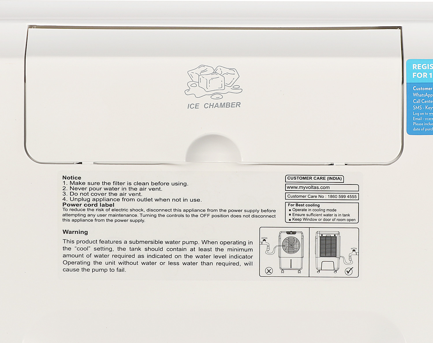 Image of Voltas 36 L Room /Personal Air Cooler