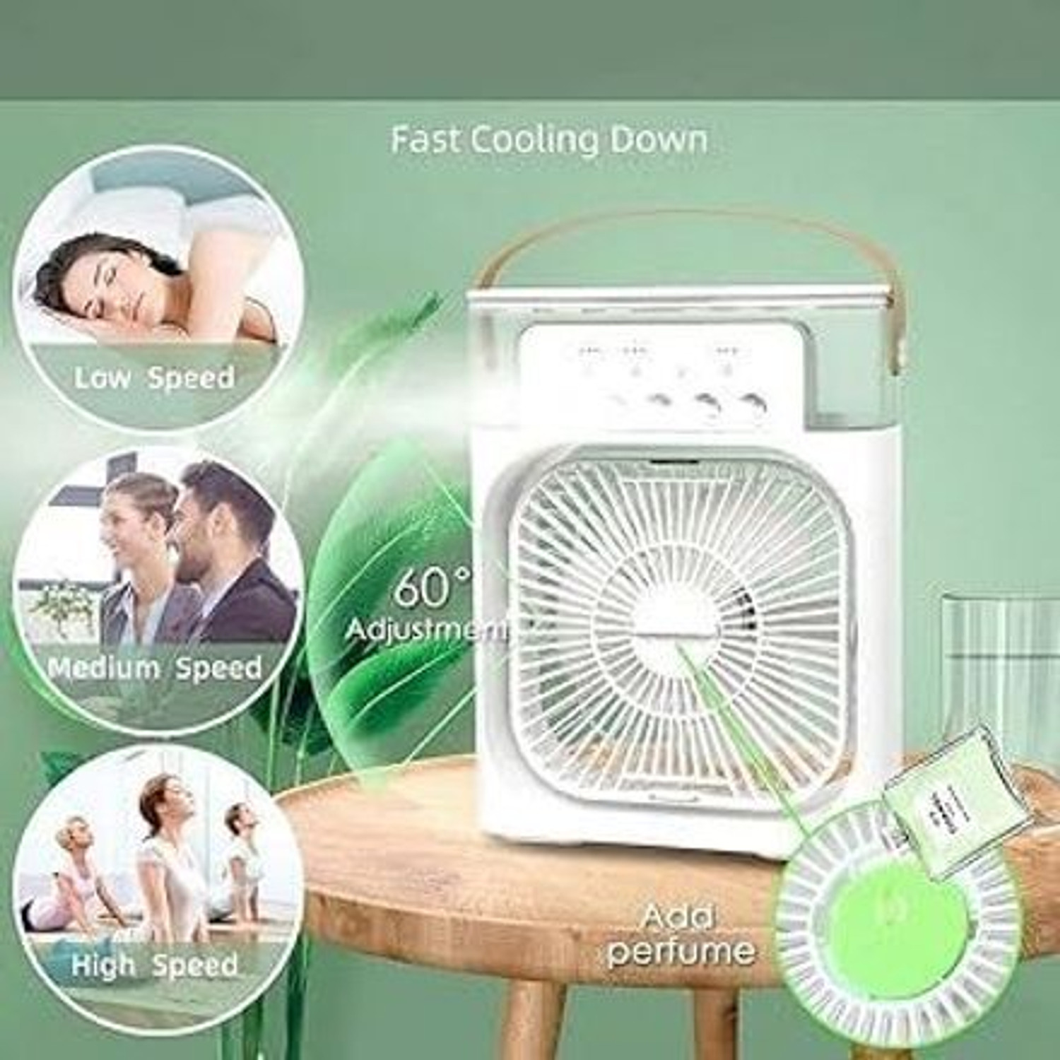 Image of vivaglo 3.99 L Room /Personal Air Cooler (Multicolor, Portable Cool Breeze Mini Air Cooler)