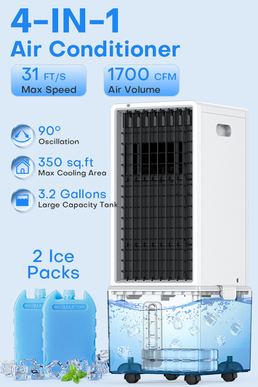 Image of HIFRESH 12 L Desert Air Cooler (White, 76R-FK)