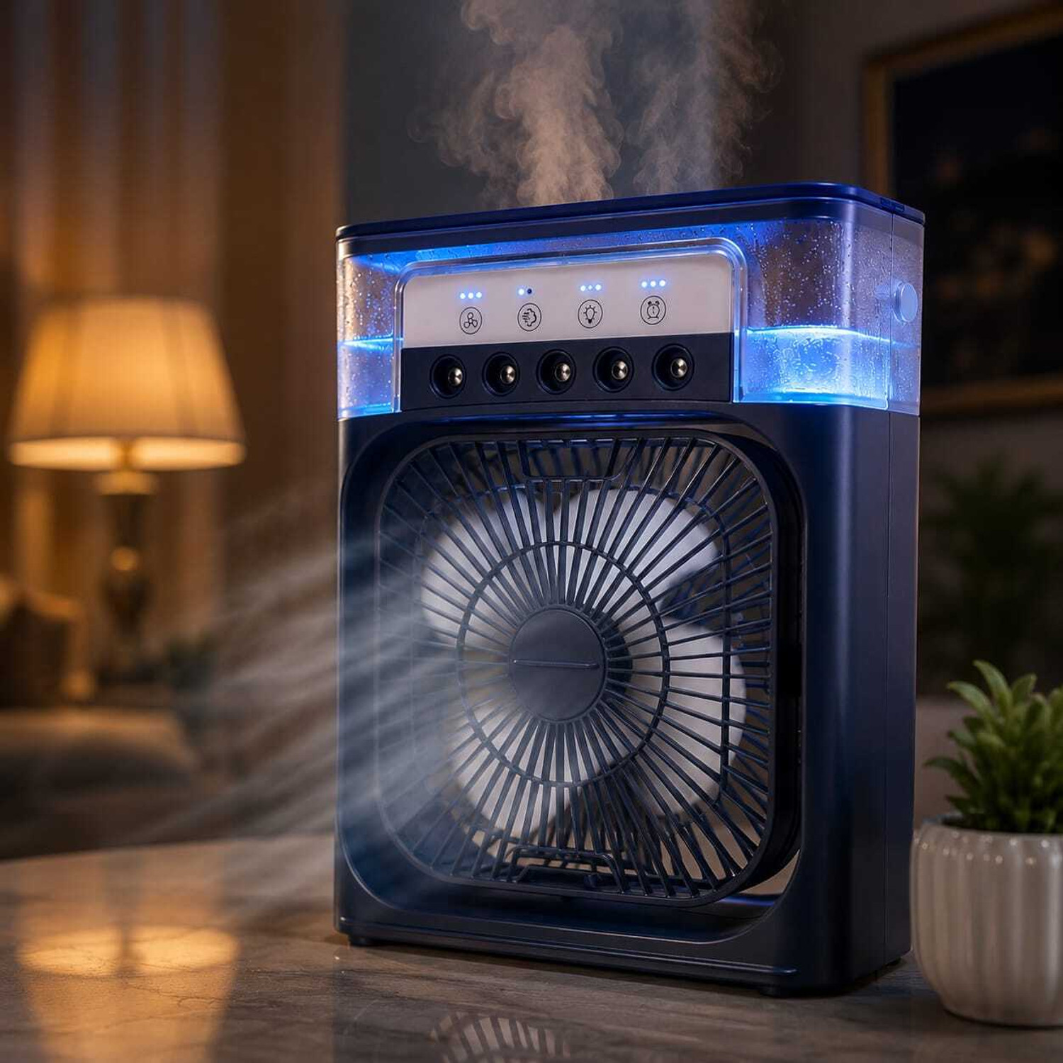 Image of ISC 4 L Room /Personal Air Cooler (White, mini cooler with remote)