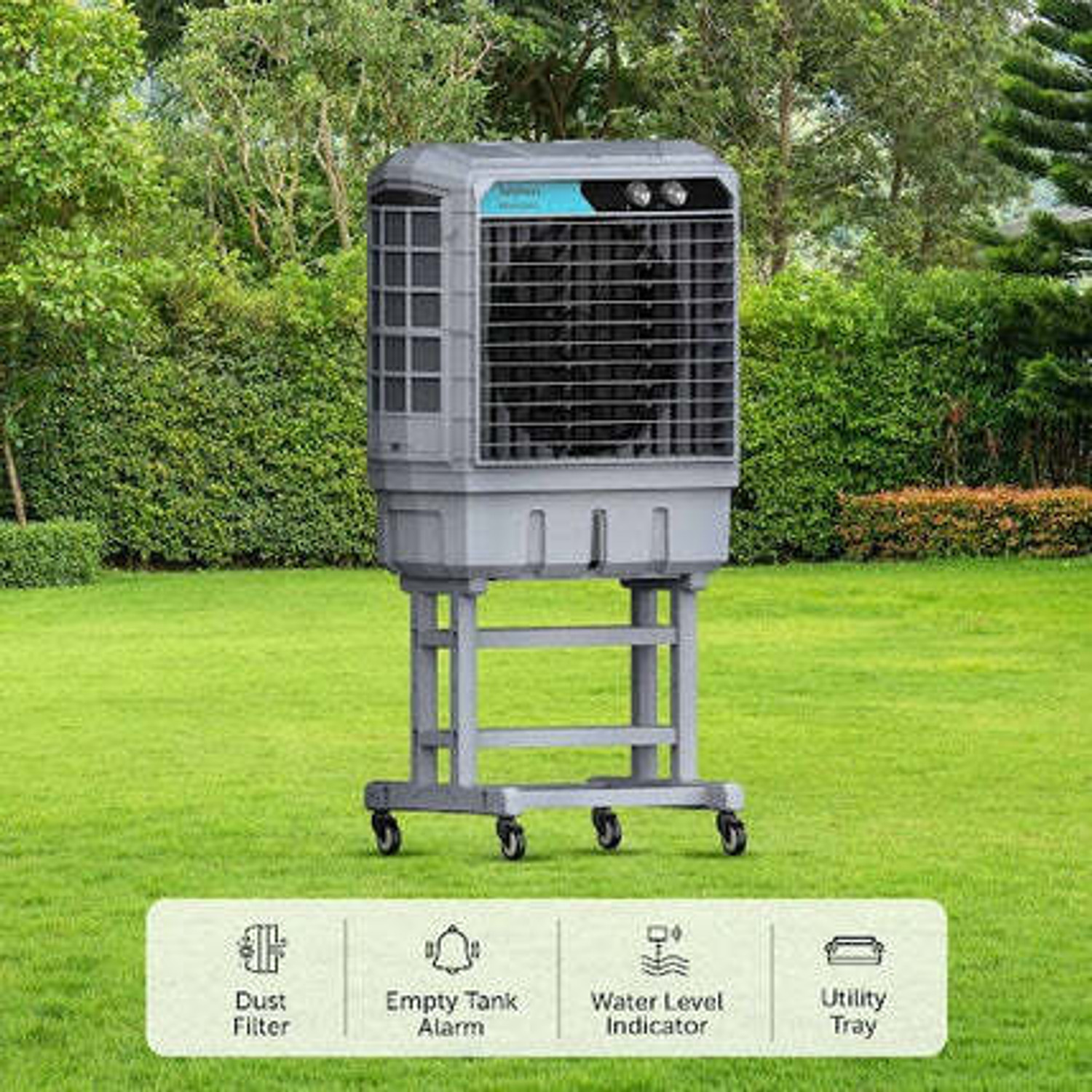 Image of Symphony 125 L Desert Air Cooler (Grey, Movicool L 125)